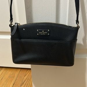 Small black crossbody Kate Spate purse